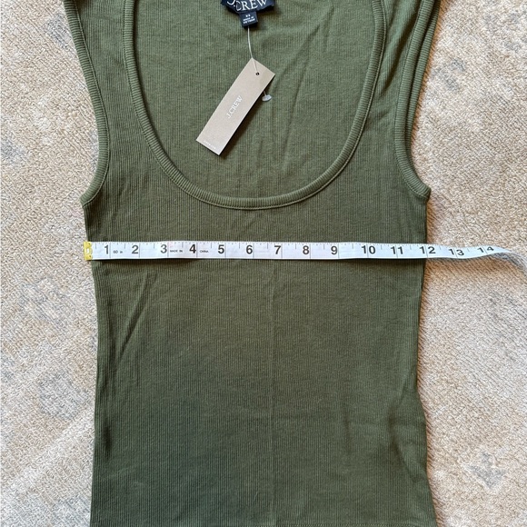 J. Crew Olive Green Women's Tank Top - Picture 3 of 6